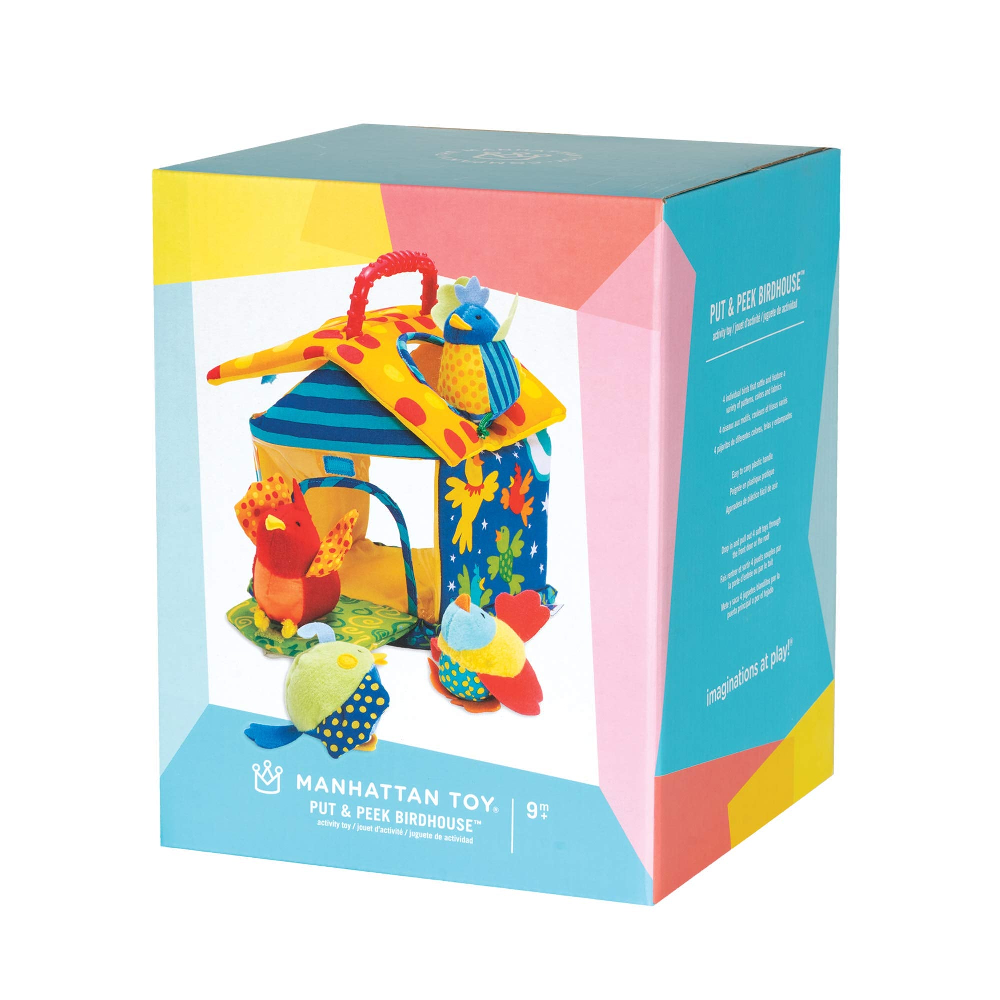 Manhattan Toy Put and Peek Birdhouse durable-construction withstands busy play
