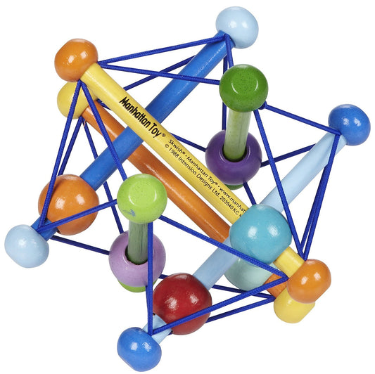 Manhattan Toy Skwish Color Burst close-up highlighting vibrant colors for visual appeal