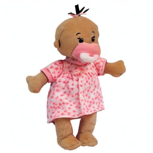 Manhattan Toy Wee Baby Stella beige 12-inch soft fabric doll ready for hugs
