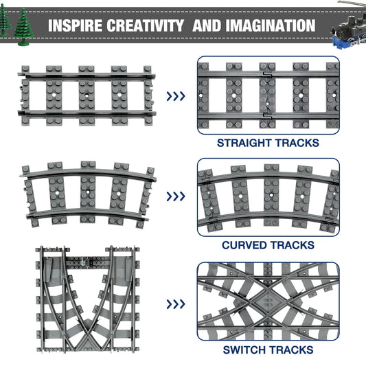 Mannidoo curved tracks enable versatile routing options for layouts