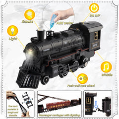 Mantfuty train set cargo vehicle adding diverse loads for pretend logistics.