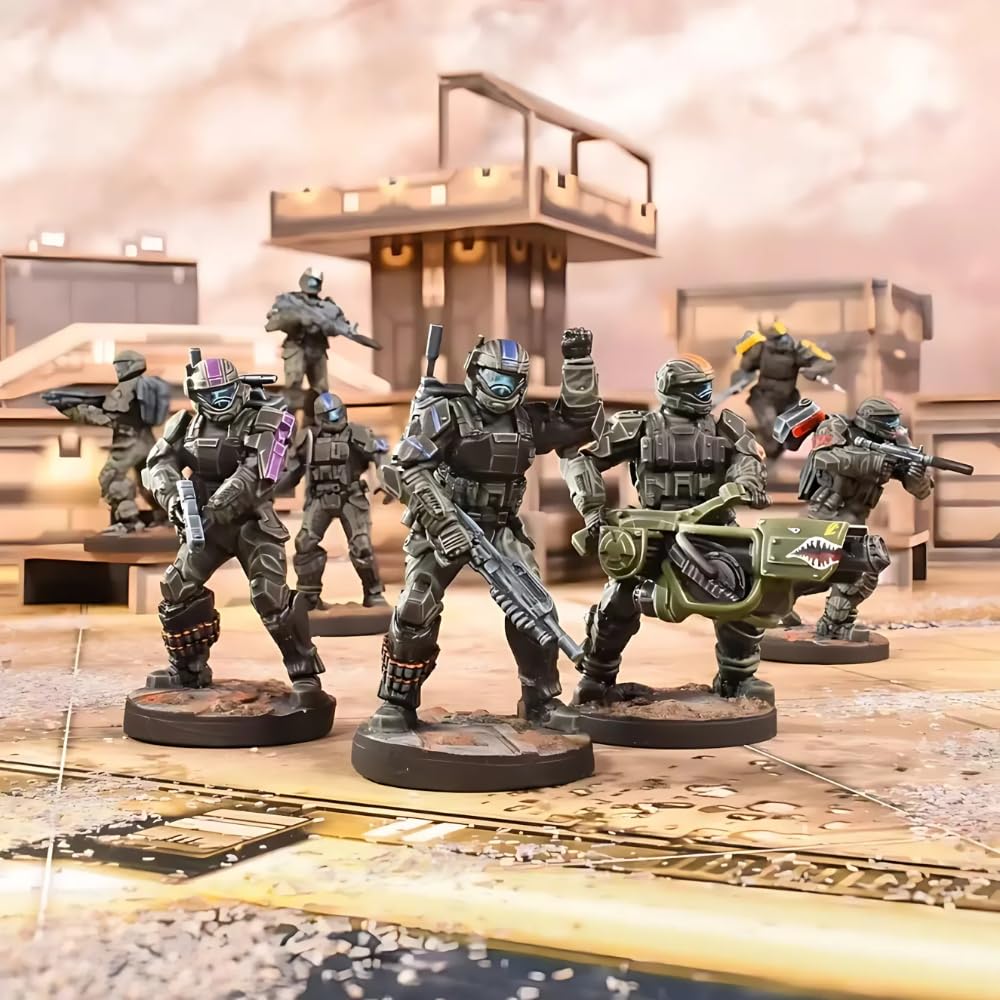 Mantic Halo Flashpoint Firebreak miniature adds brutal urban skirmish presence