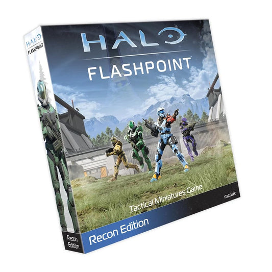 Halo Flashpoint red and blue teams clash over dual-colored terrain for immersive skirmishes.