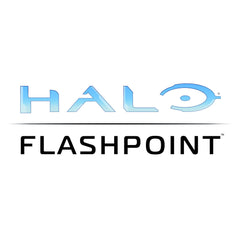 Tabletop battle scene from Halo: Flashpoint showcasing ready-to-play action.