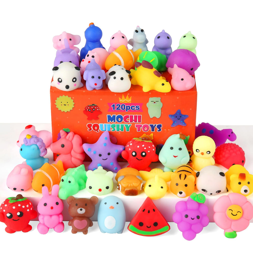 Mantyplay Mochi squishy toys with animal shapes for play and sensory fun