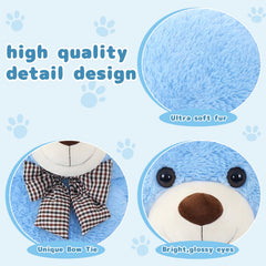 MaoGoLan blue teddy bear uses OEKO-TEX certified materials for peace of mind.