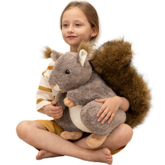 MaoGoLan giant-squirrel-plush full-body view offers cozy companionship for kids.