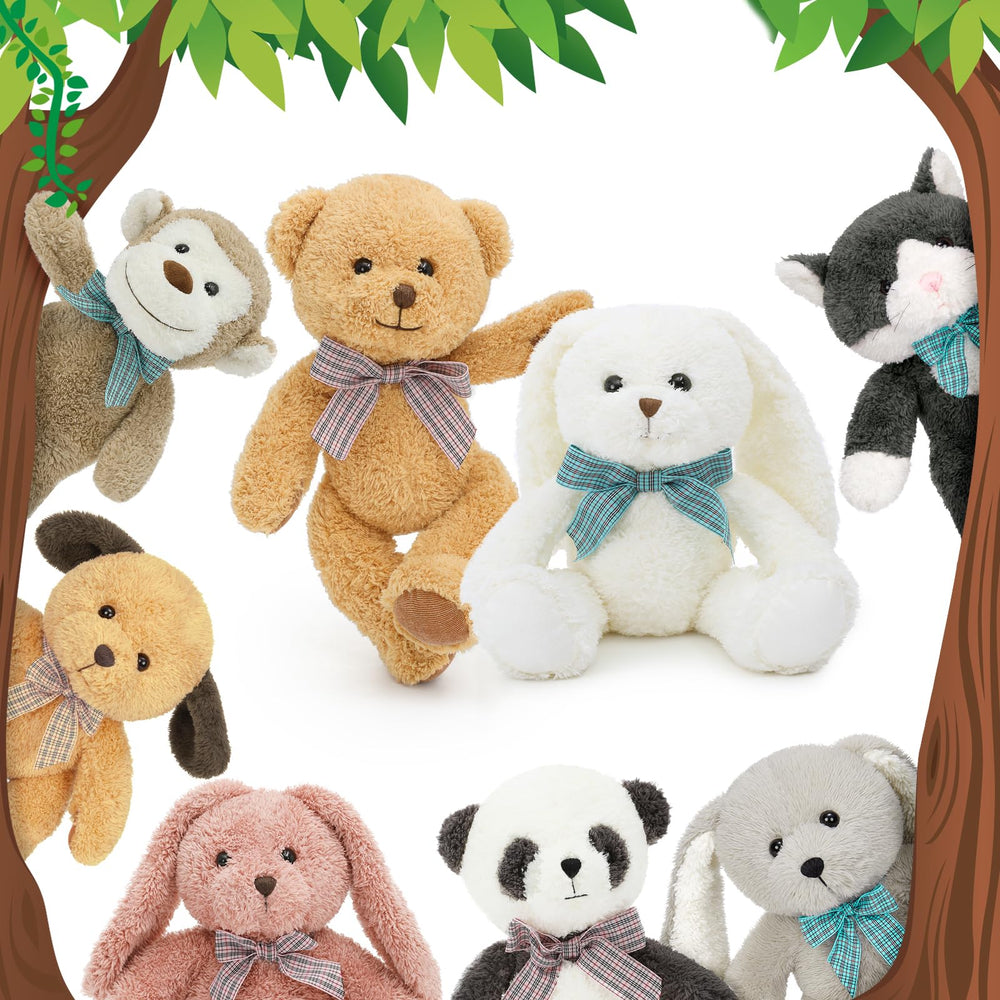MaoGoLan 13-inch stuffed animals bulk pack for kids' cuddle time and decor
