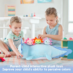 Perfect bedtime buddy for kids who love soft, plush companions.