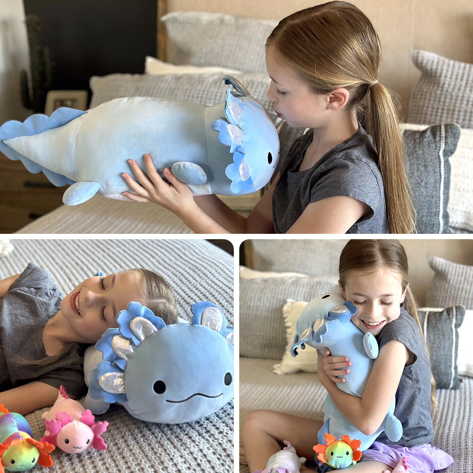 Educational value through axolotl awareness in a tactile toy.