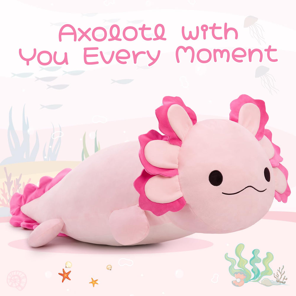 MaoGoLan giant axolotl plush for kids and adults alike