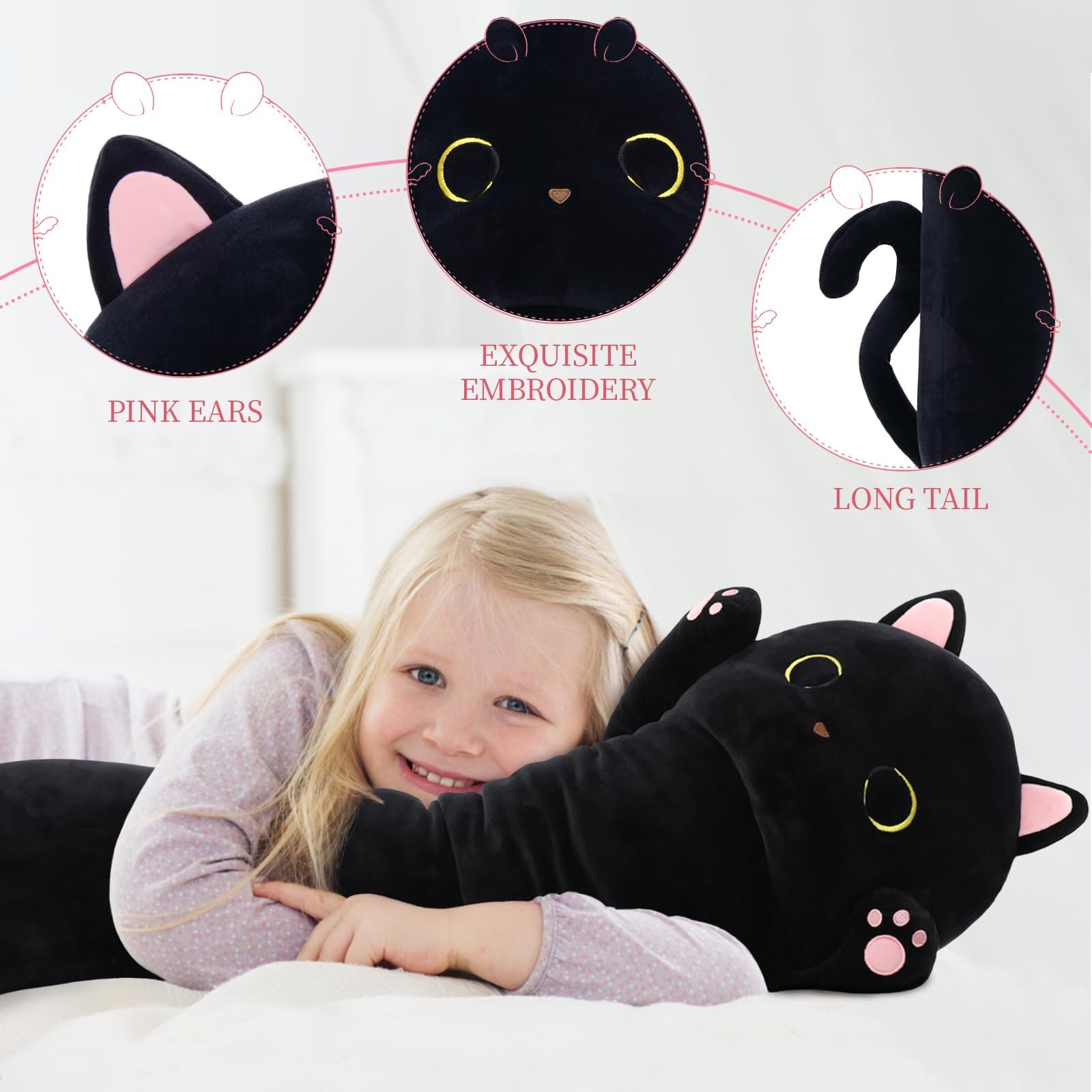 MaoGoLan cat plush kid room decor suitable for play and display.