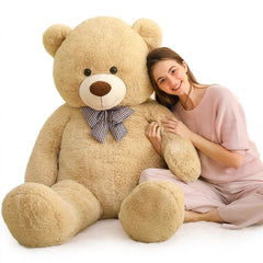 MaoGoLan Christmas decor teddy bear adds festive warmth to living spaces.