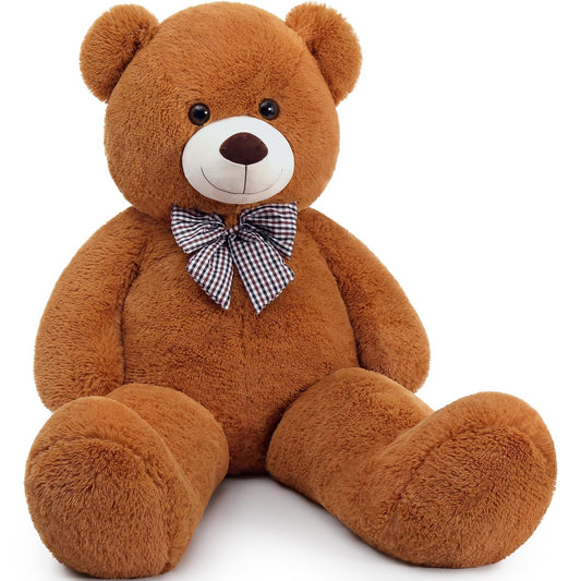 MaoGoLan giant 55-inch teddy bear with soft plush cover for cozy snuggles.