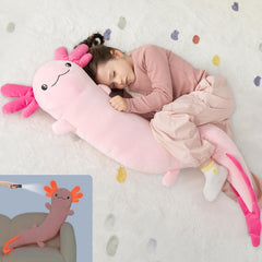 MaoGoLan Giant Axolotl Plush in soft fiber for hug-worthy comfort.