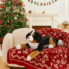 MaoGoLan giant Bernese mountain dog plush gift-ready display
