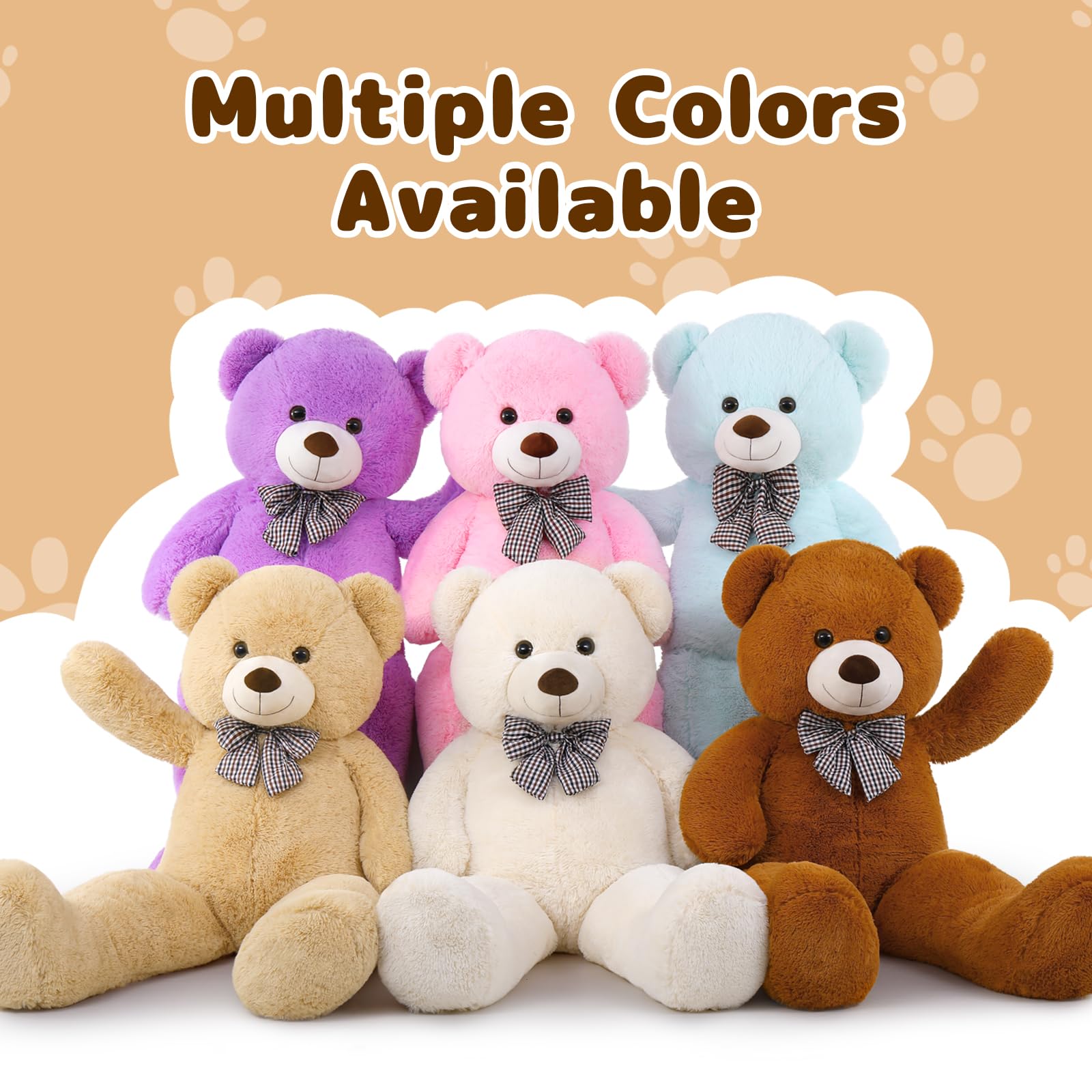 MaoGoLan giant cuddle bear invites shared hugs and memory-making moments.