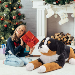 MaoGoLan giant plush dog in gift-ready packaging for celebrations