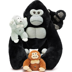 MaoGoLan giant gorilla plush, 19.6 inches, soft and perfect for cozy hugs.