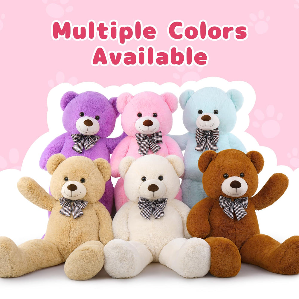 MaoGoLan 55-inch teddy bear packaging shot, ready for gifting and display