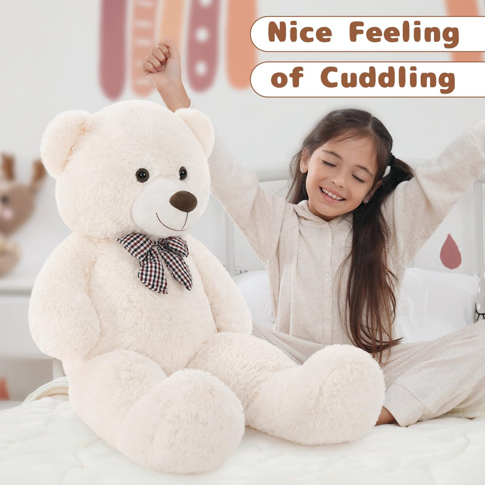 MaoGoLan giant teddy bear 39-inch cuddly companion for bedrooms