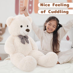MaoGoLan giant teddy bear 39-inch cuddly companion for bedrooms