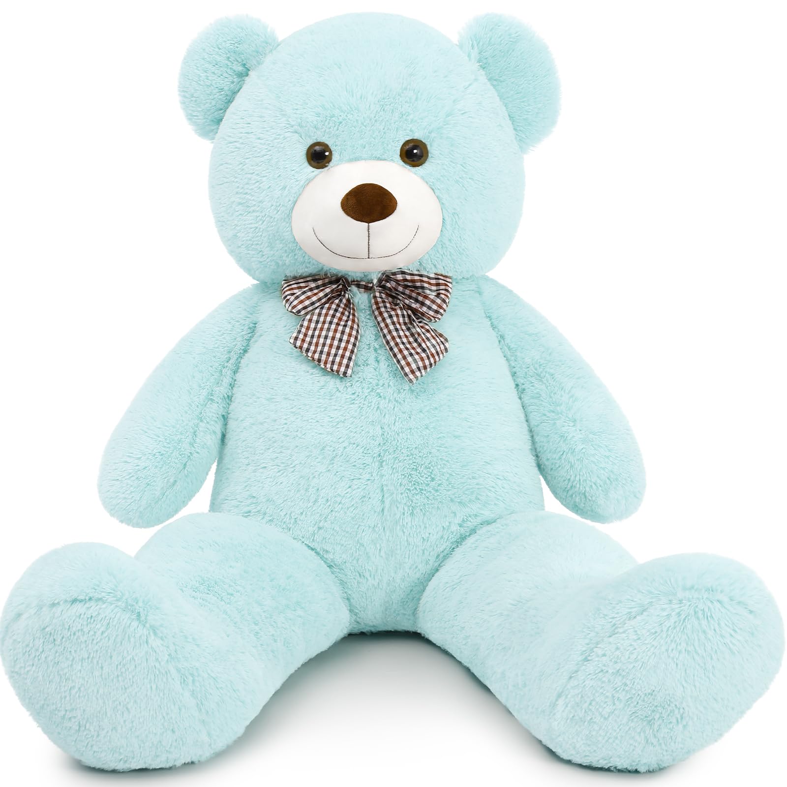 Maogolan mint green giant teddy bear, 47 inches, ideal for dramatic gift moments.