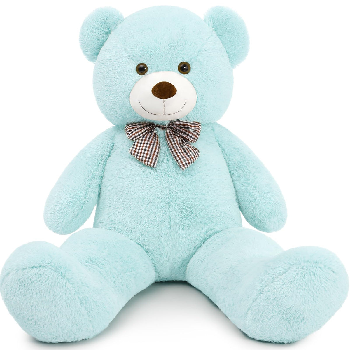 Maogolan mint green giant teddy bear, 47 inches, ideal for dramatic gift moments.