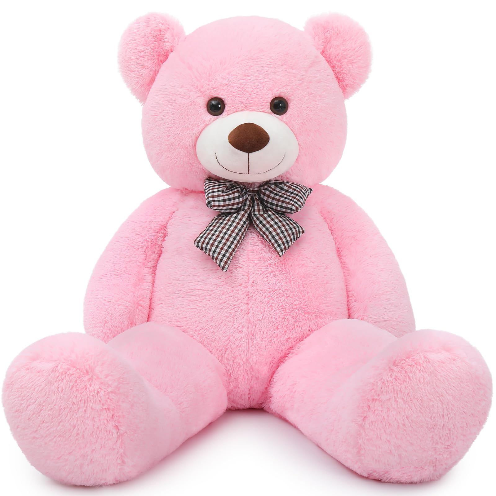 MaoGoLan 47-inch pink giant teddy bear for big hugs and gifts.
