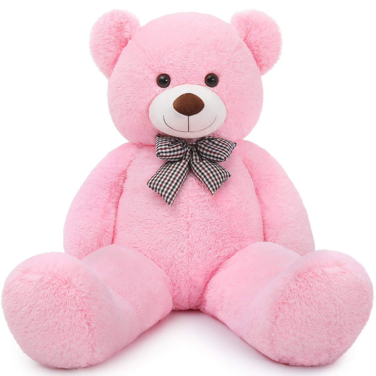 MaoGoLan 47-inch pink giant teddy bear for big hugs and gifts.