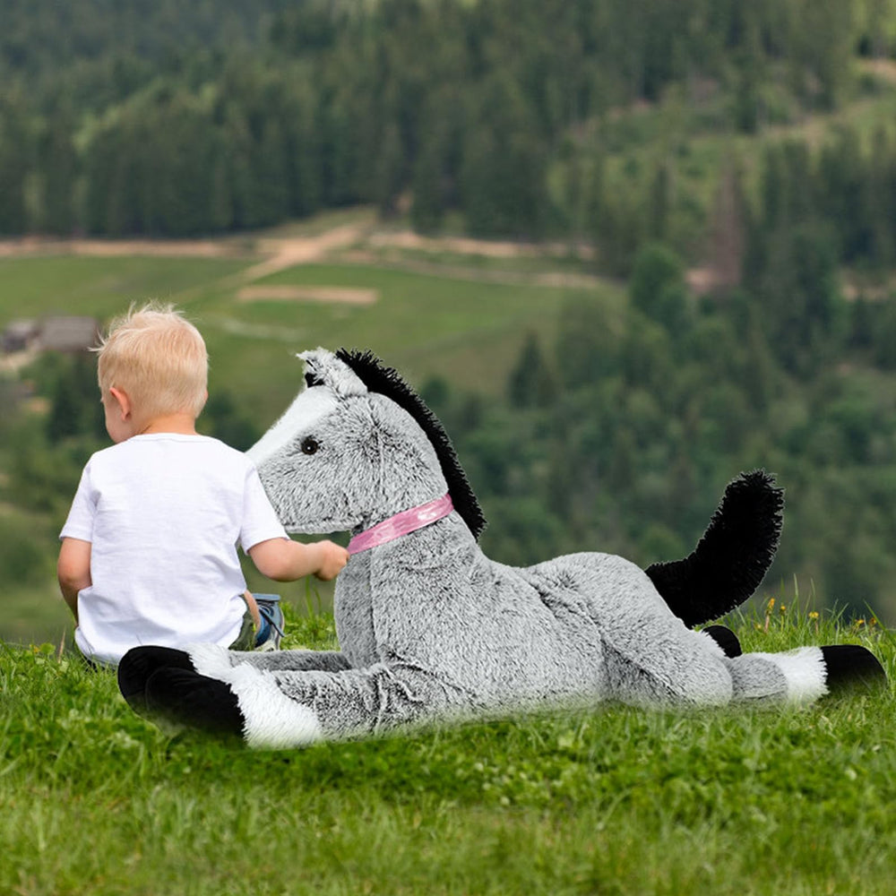 MaoGoLan gift for kids horse plush suits birthdays and baby showers.