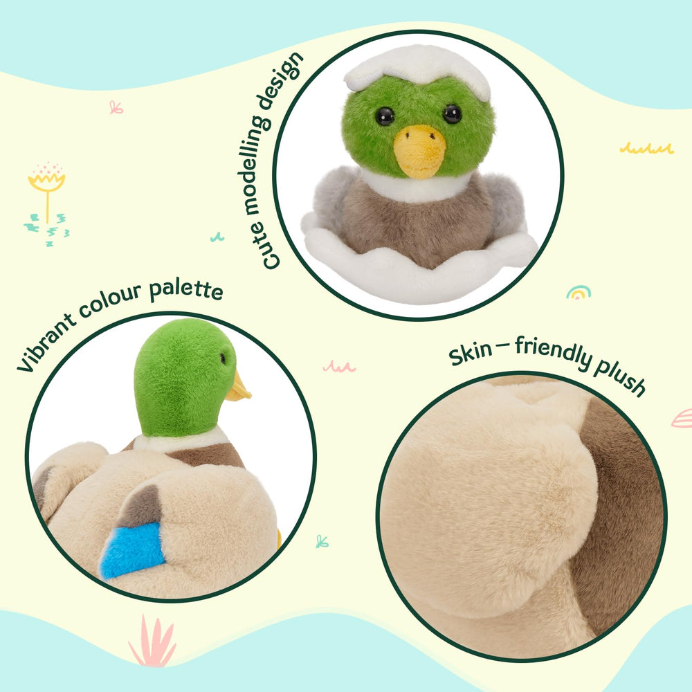 MaoGoLan plush family supports imaginative family-role play and counting practice.