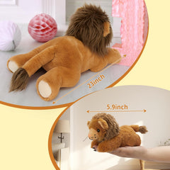 MaoGoLan plush lion ready for playtime and long-lasting companionship.