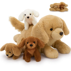 MaoGoLan mommy golden retriever plush 18in for cozy bedtime hugs.