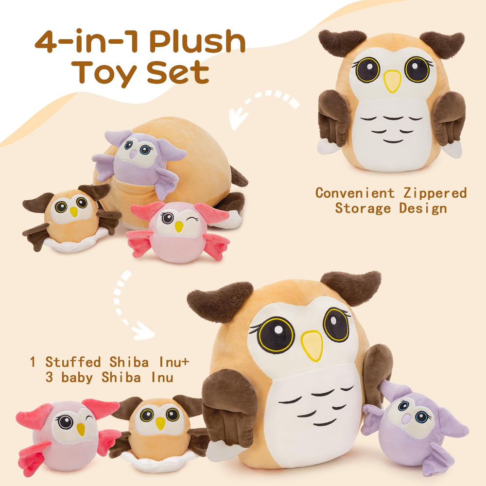 MaoGoLan baby-owl-5-inch plush 1, perfect for small hands and imaginative play.