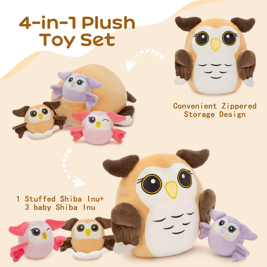 MaoGoLan baby-owl-5-inch plush 1, perfect for small hands and imaginative play.
