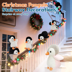 MaoGoLan penguin plush standing pose greets guests with charm.