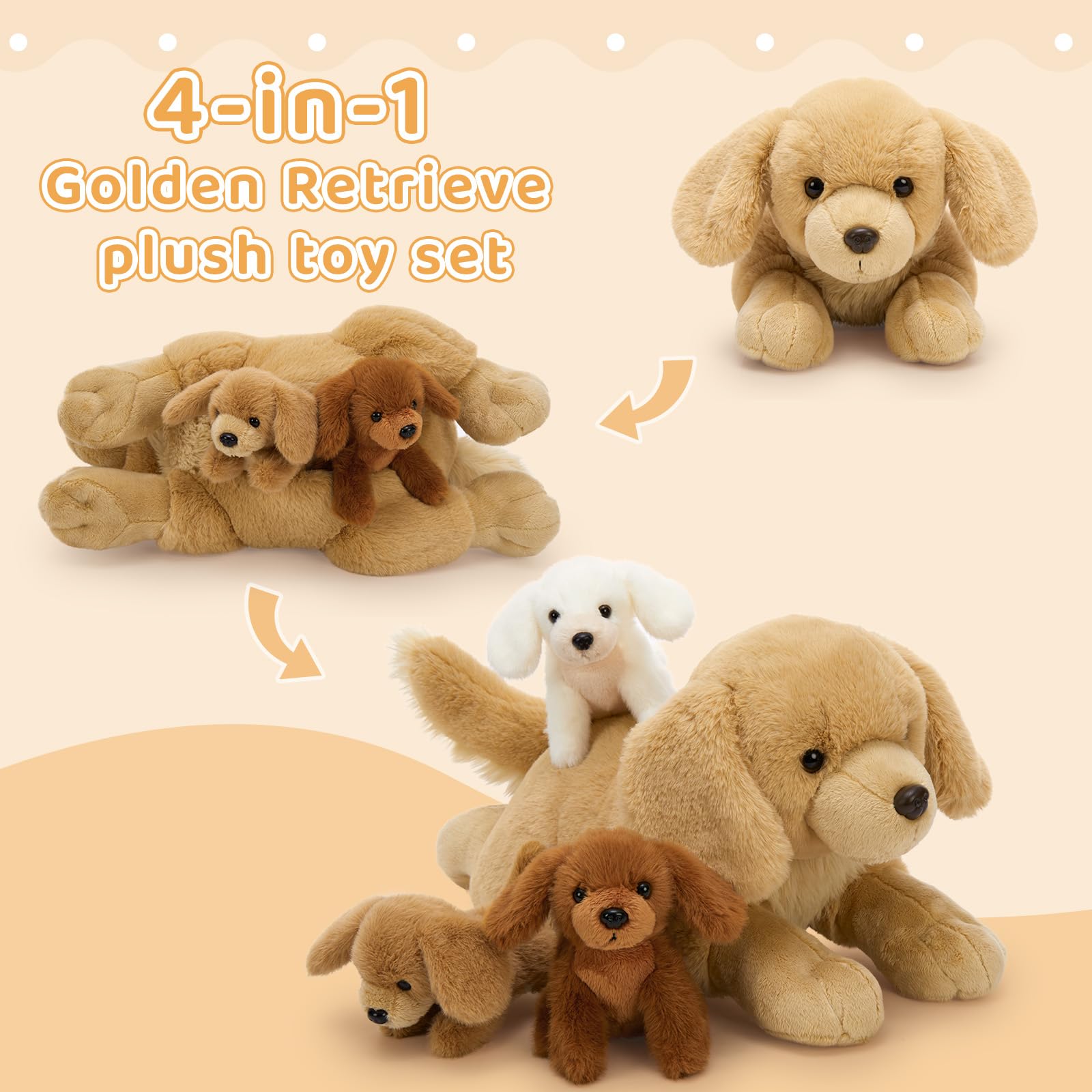 MaoGoLan puppy plush small 3 ideal for tiny hands.