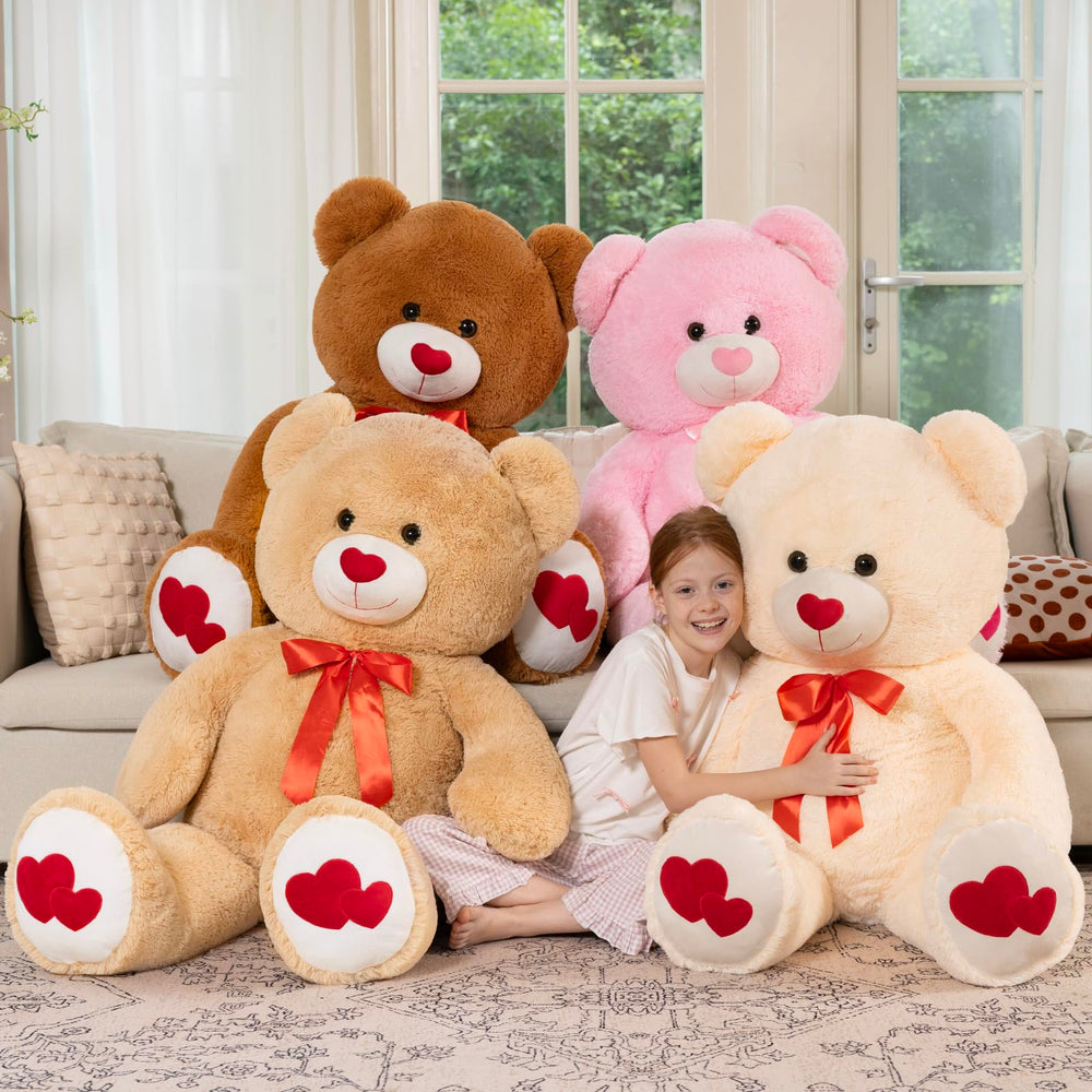 MaoGoLan teddy bear heart nose detail, a cuddly companion for cozy moments.