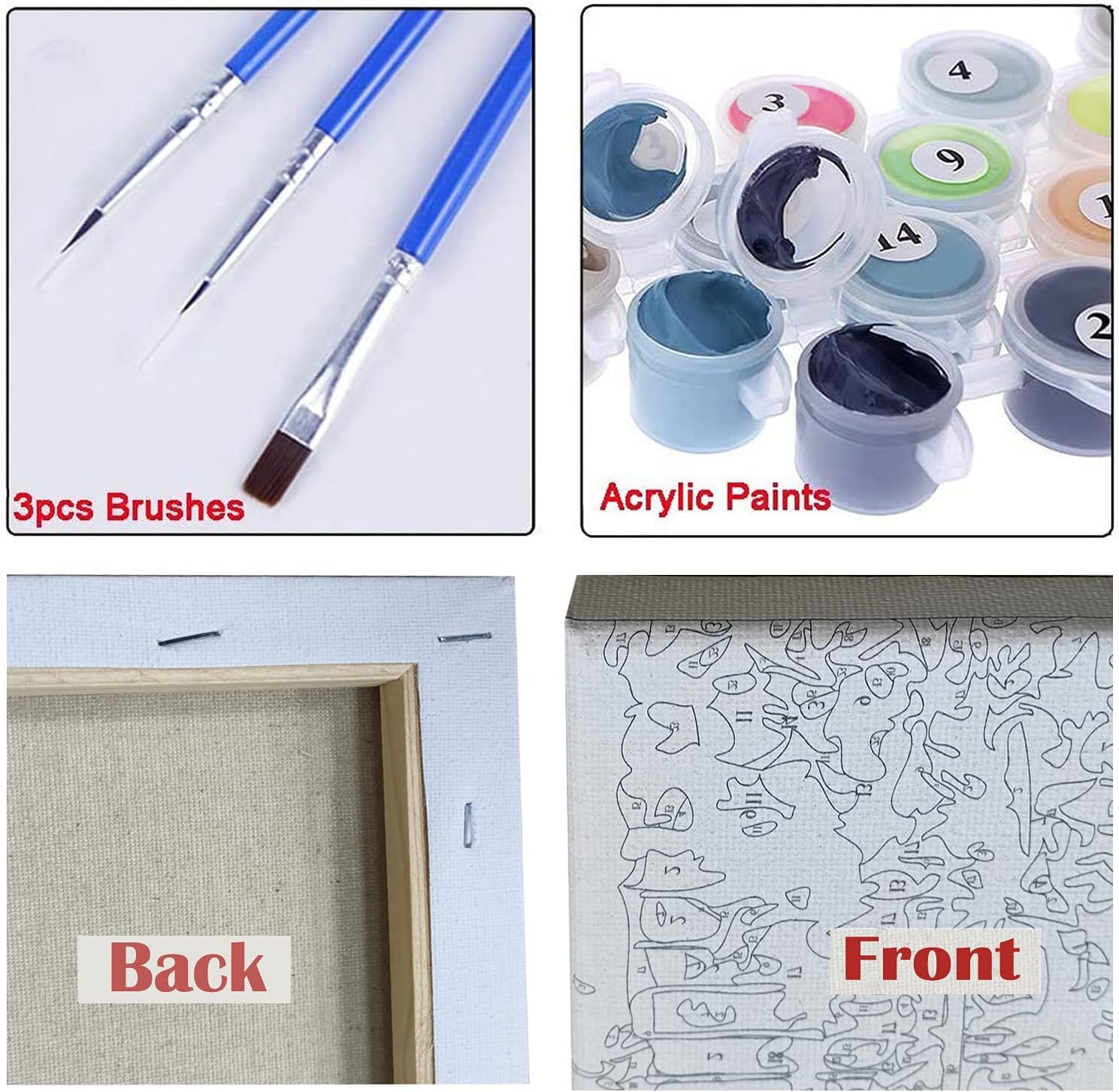 Maomaomi gift-ready paint by numbers kit suitable for gifting