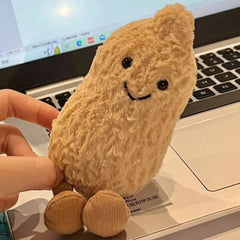 Maomoto plush peanut toy stands 5.9 inches and is easy for little hands