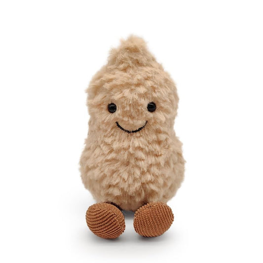 Maomoto plush peanut toy with a smiling face offers cozy cuddling for kids
