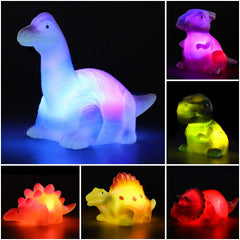 MAPIXO glowing dinosaur toy floats and invites imaginative bath play