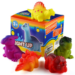 MAPIXO dinosaur bath toy set uses safe materials for toddlers 18 months and up