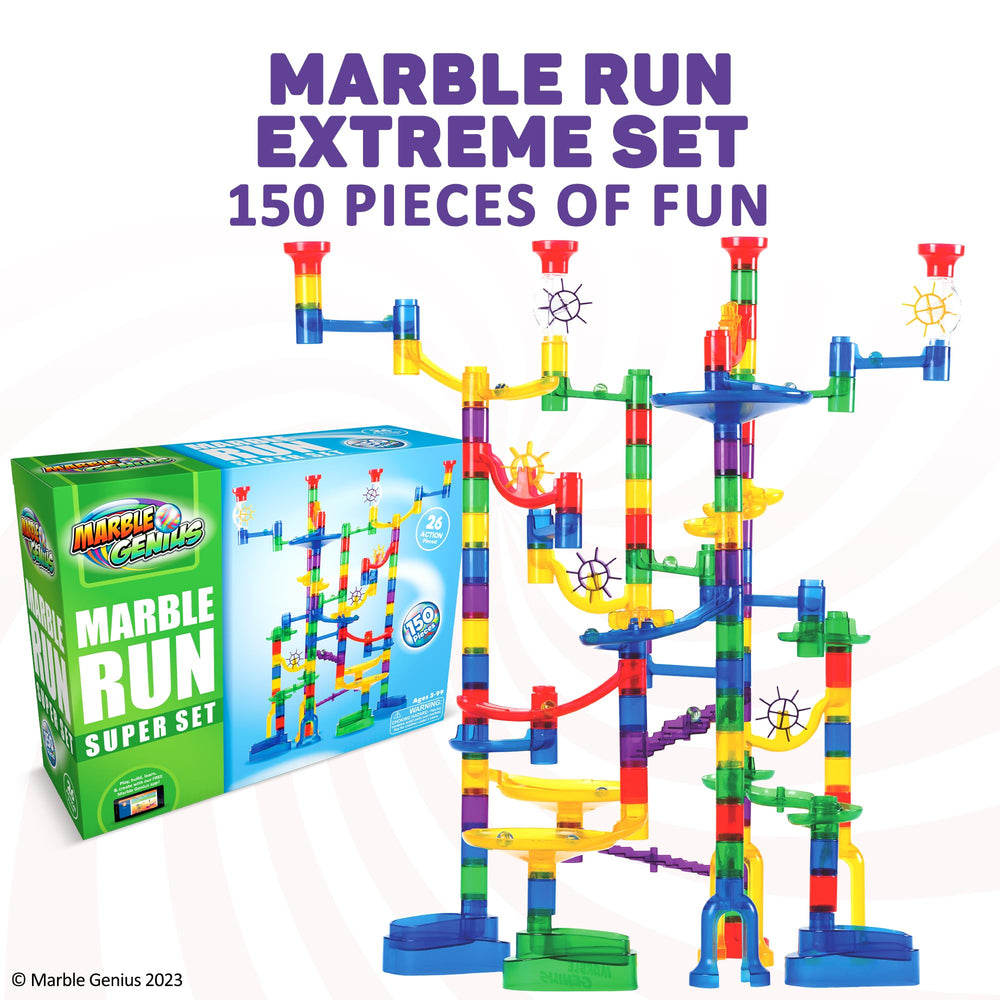 Marble Genius Glass Marble in Motion: smooth rolling action inspires hands-on problem solving.