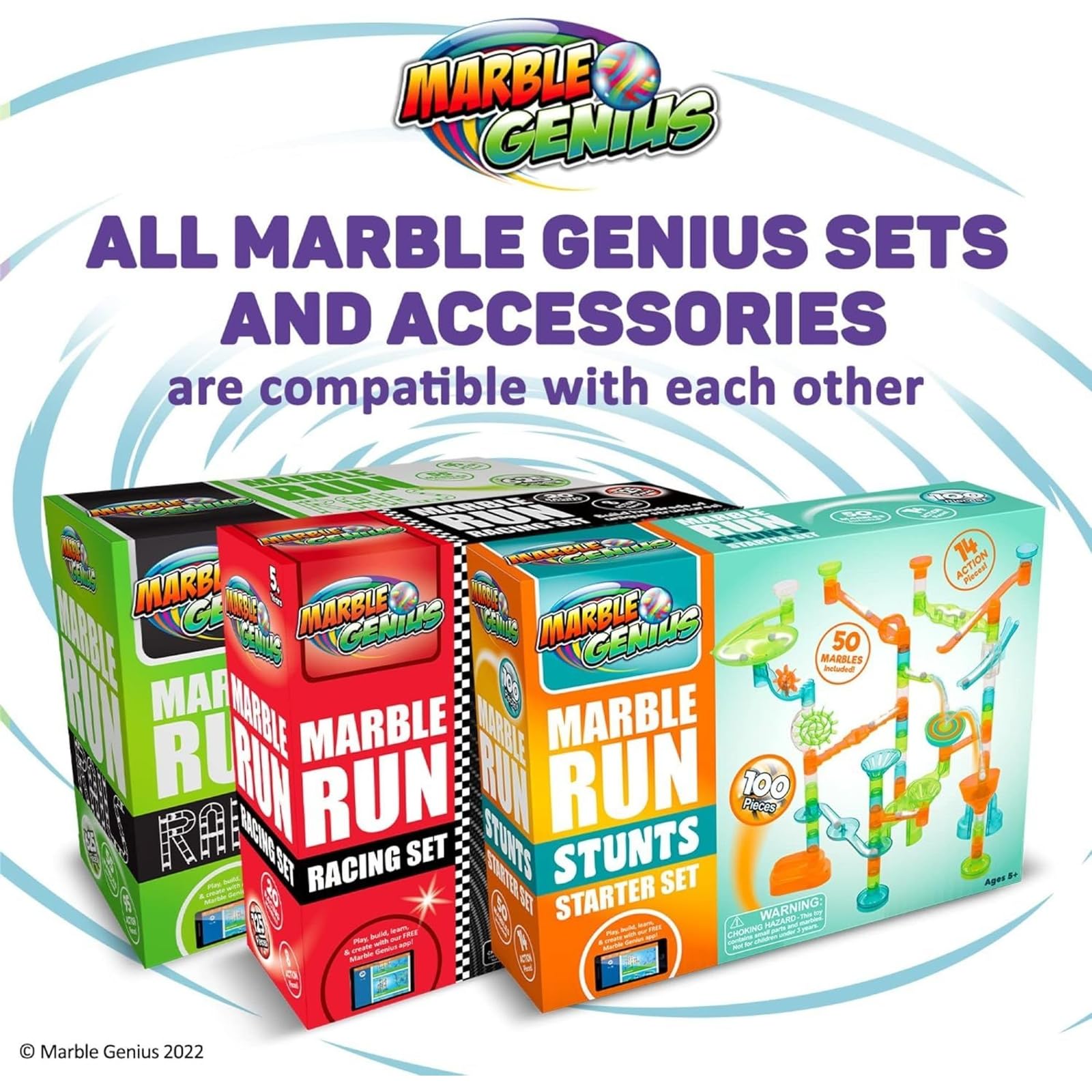 Marble Genius Expansion Elevator: extends height for new layouts.