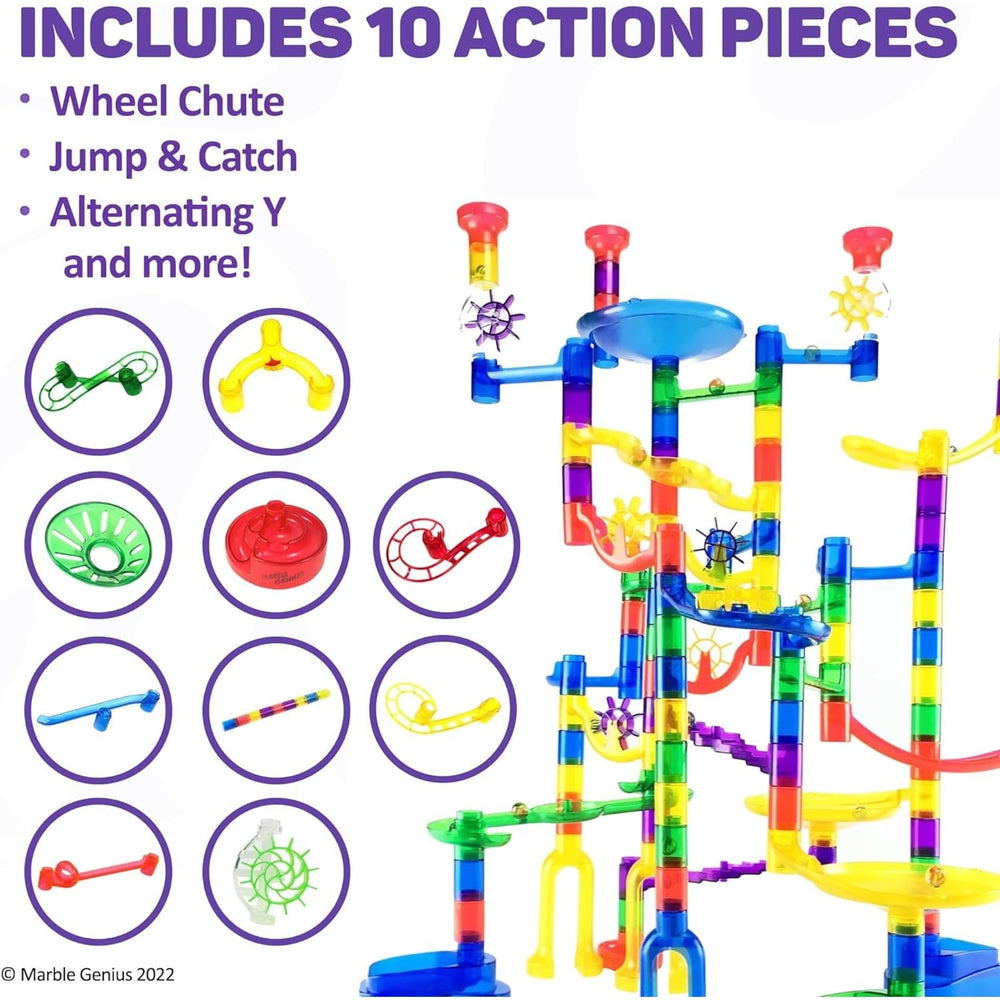 Marble Genius Spinner: adds spin and excitement to each run.