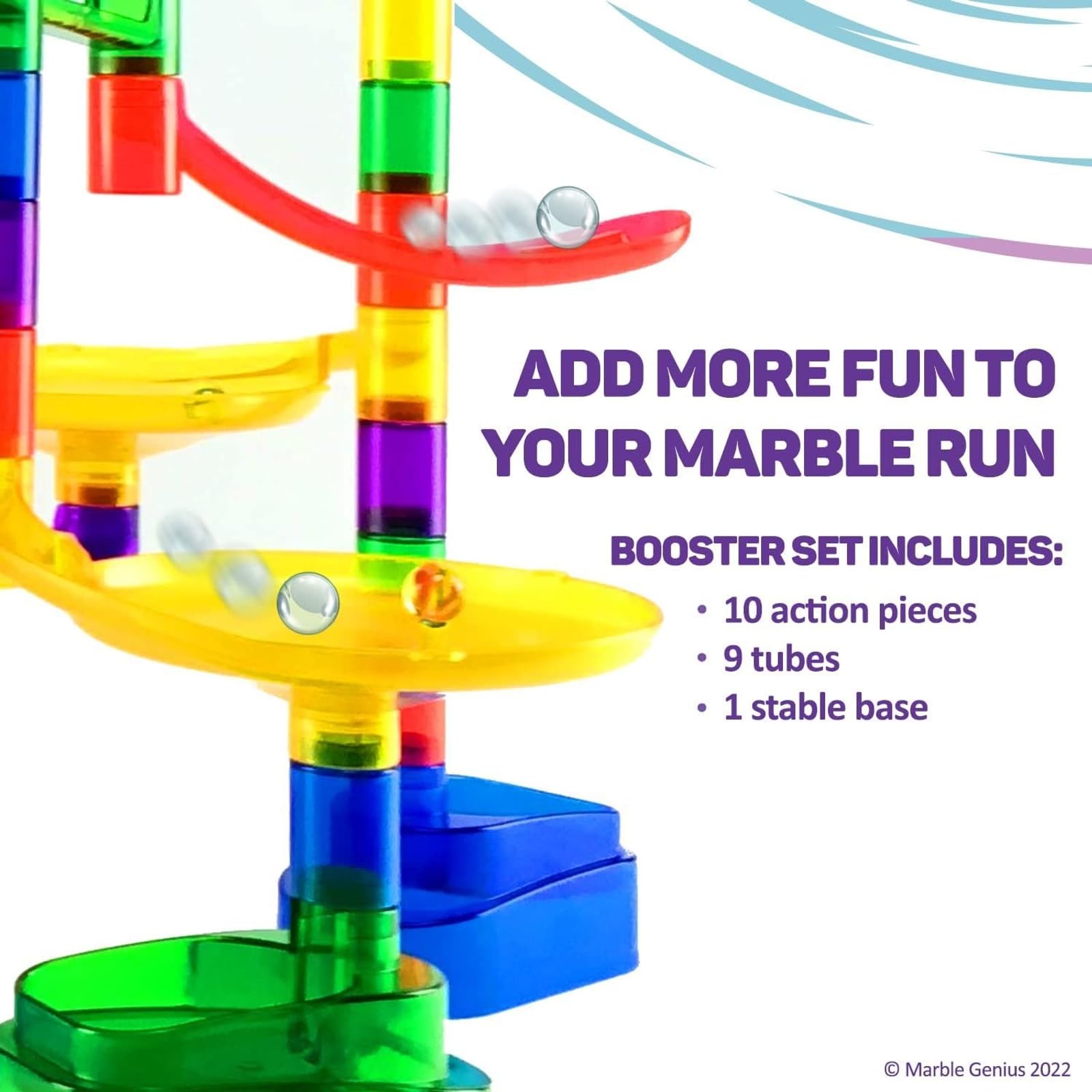 Marble Genius Straight Track: reliable launches for smooth runs.