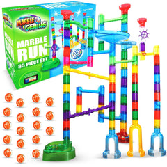 Marble Genius Marble Run Explorer Set packaging highlights contents for gift inspiration.
