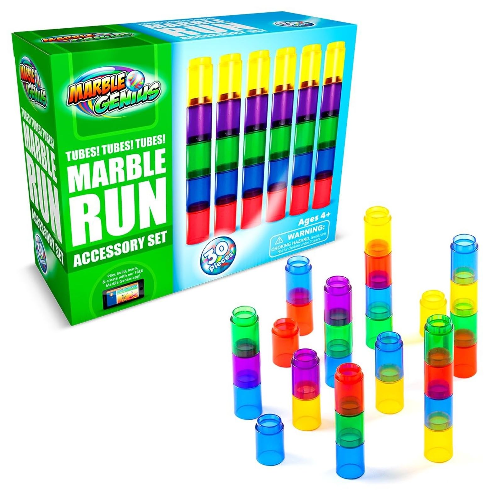 Marble Genius Tubes app-guided-build provides interactive instructions